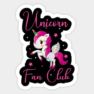 unicorn fun club Sticker